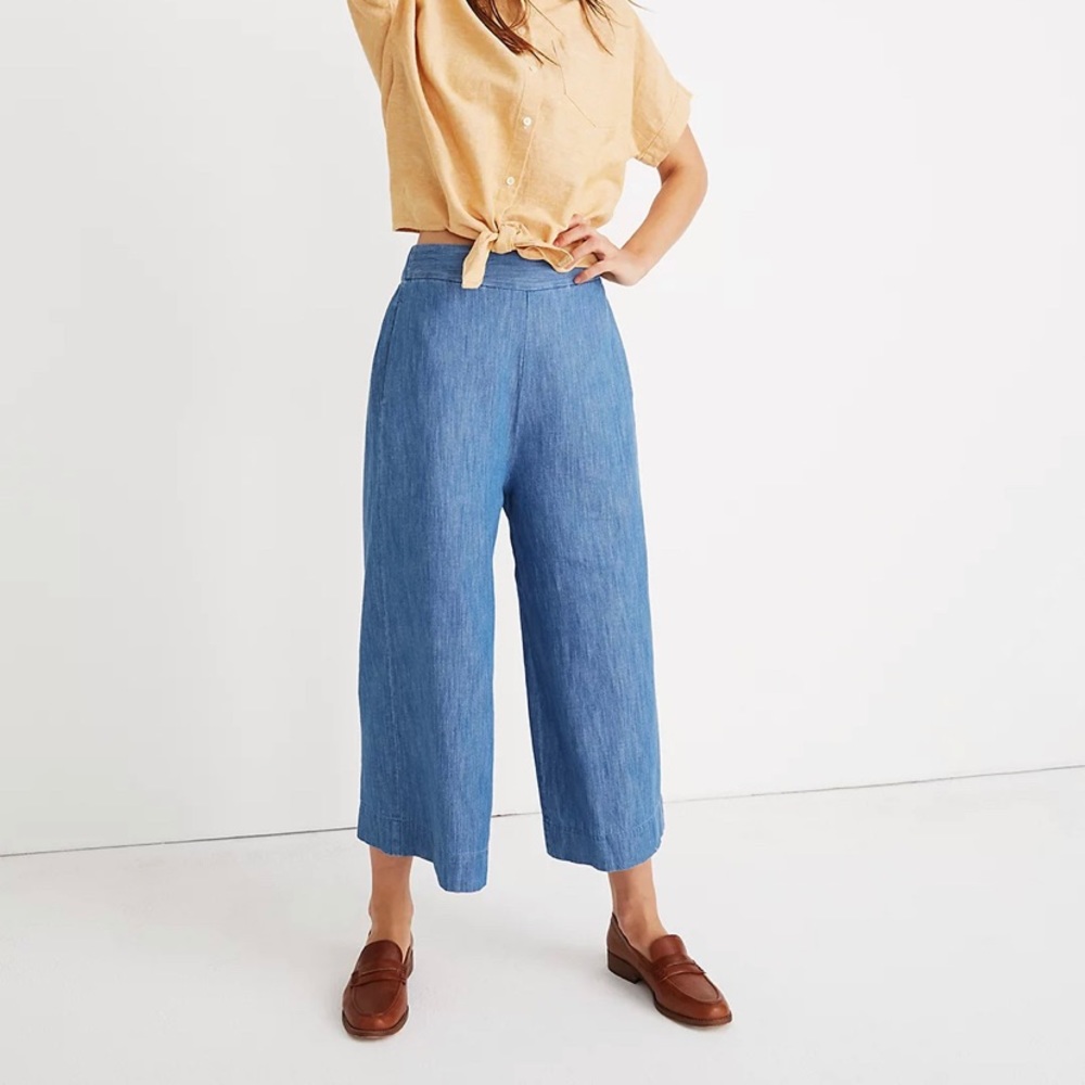 Madewell wide leg pull on pants